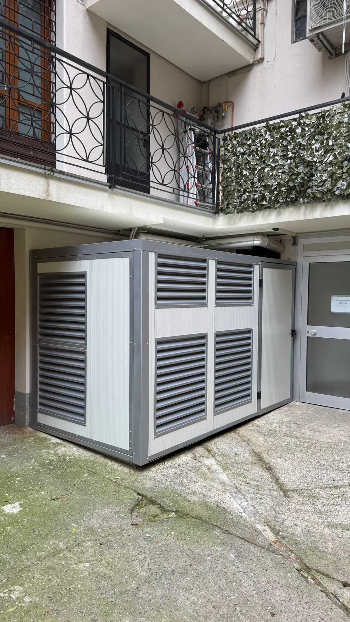 Cabina fonoisolante per pompe di calore